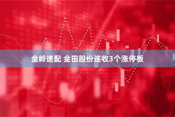 金岭速配 金田股份连收3个涨停板